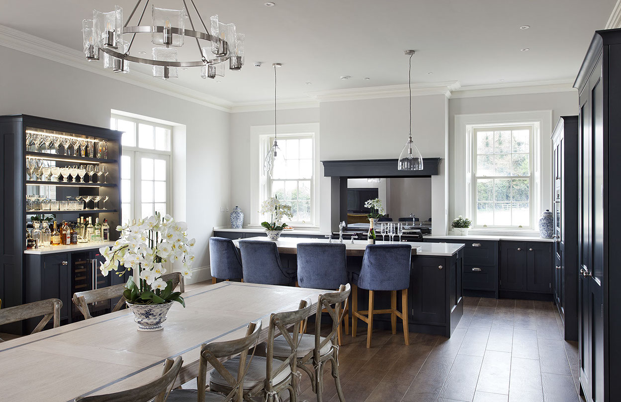 White and Oak schuller kitchen, in a victorian renovation