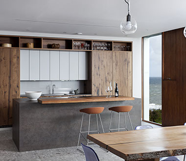 White and Oak schuller kitchen, in a victorian renovation
