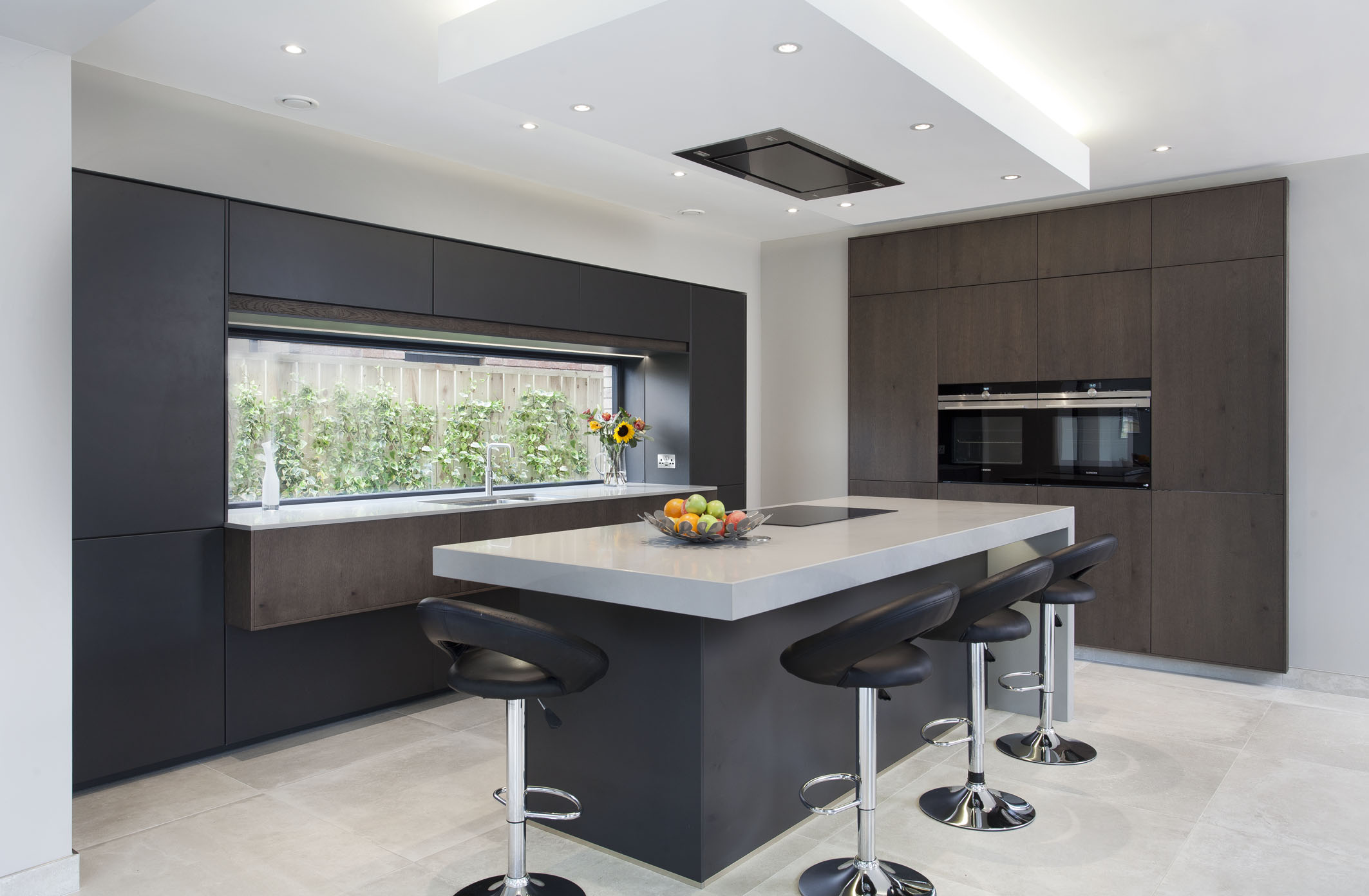 White and Oak schuller kitchen, in a victorian renovation