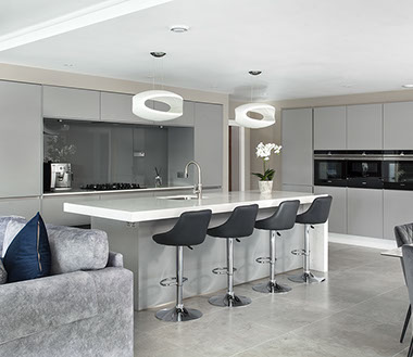 White and Oak schuller kitchen, in a victorian renovation