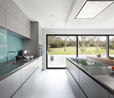 White and Oak schuller kitchen, in a victorian renovation