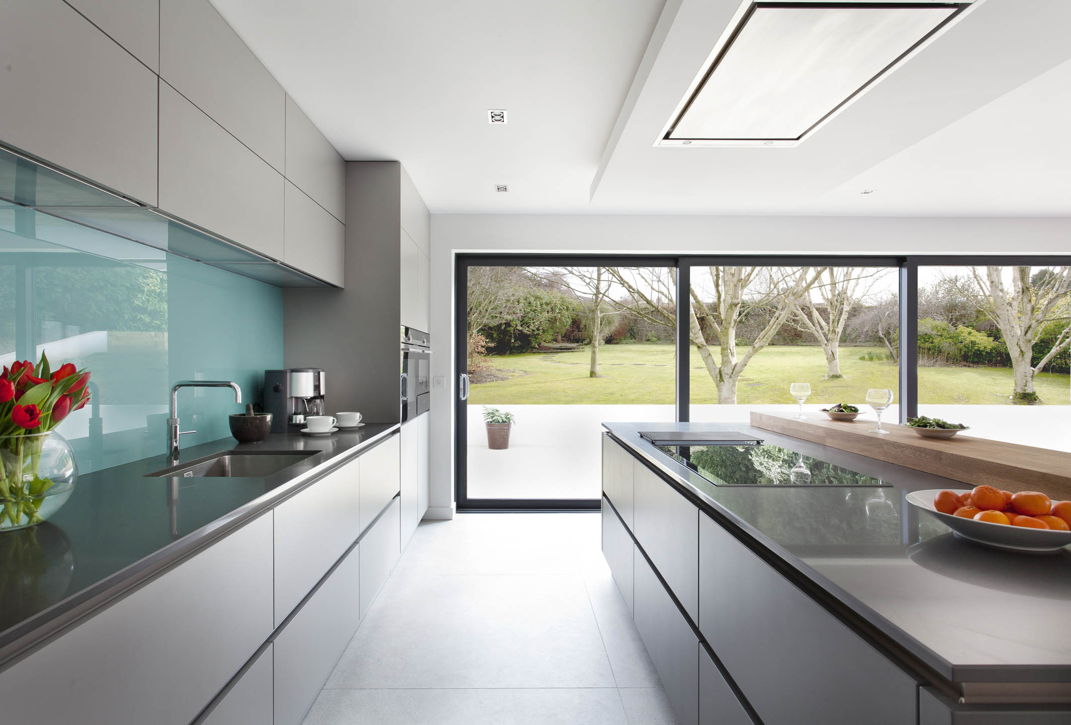 White and Oak schuller kitchen, in a victorian renovation