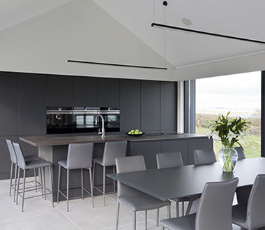White and Oak schuller kitchen, in a victorian renovation