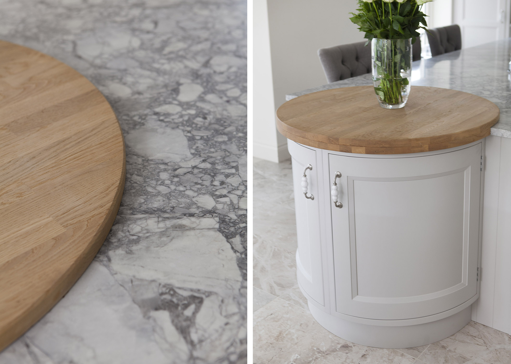 GREEN BLUE SCHULLER KITCHEN, SIEMENS APPLIANCES