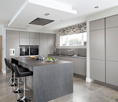 White and Oak schuller kitchen, in a victorian renovation
