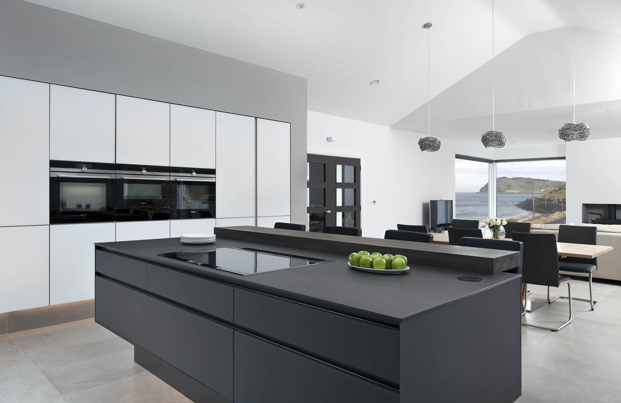 White and Oak schuller kitchen, in a victorian renovation